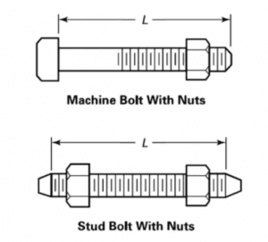 Machine Bolt vs Stud Bolt